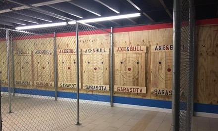 60-Minute Axe-Throwing Session for Four and Six at Axe & Bull (Up to 25% Off)