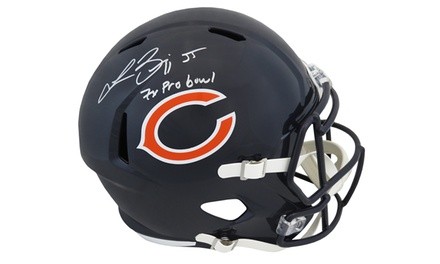 Lance Briggs Signed Chicago Bears Riddell F/S Speed Replica Helmet w/7x Pro Bowl