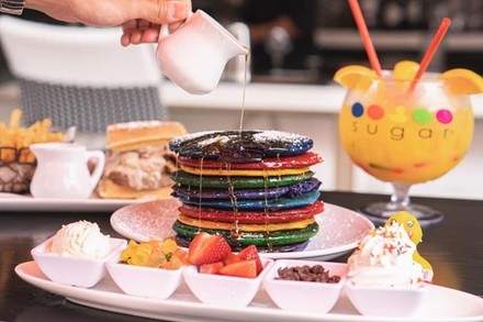 American Brunch for Dine-In at Sugar Factory Miami Aventura (Up to 32% Off). Two Options Available.