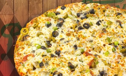 Food and Drink at Derby City Pizza (Up to 44% Off). Two Options Available.