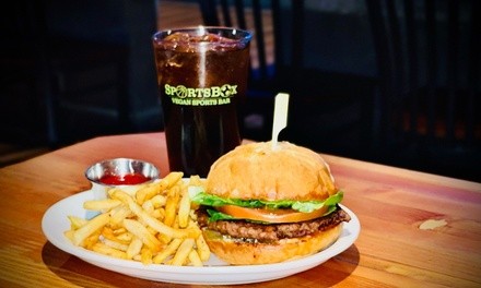 Up to 44% Off on Vegan Restaurant / Cuisine at SportsBox Vegan Bar & Grill