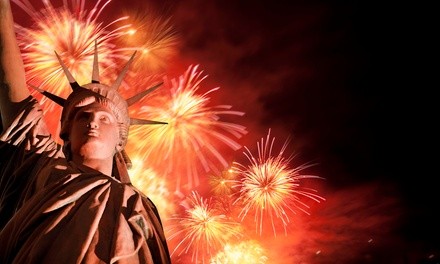 New Year's Eve NYC Cruise w/ Toast at Midnight for One, Two, or Four from Statue of Liberty Boat (Up to 24% Off)