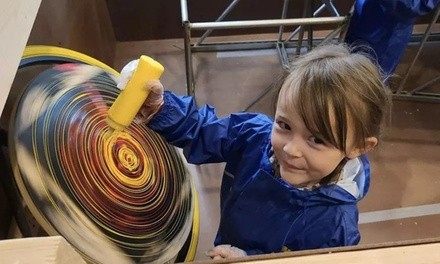 Spin Art 4x4 Coaster Course for Two or Three at Spin Art Nation (Up to 28% Off)