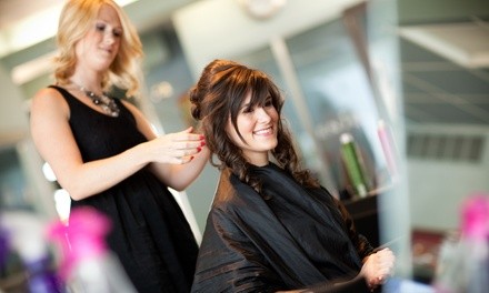 Haircut & Blow-Dry w/ Optional Partial Highlights or Balayage from Esmeralda at Tint Salon & Spa (Up to 35% Off)