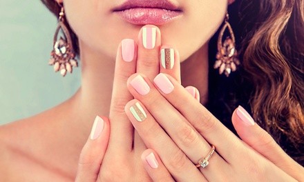 Up to 50% Off on Nail Salon - Mani-Pedi at Brandi at True Beauty Bar