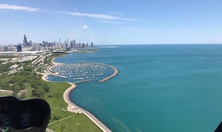 Up to 14% Off 35-Minute Chicago Helicopter Day or Night Tour for Two or Three from SummerSkyz