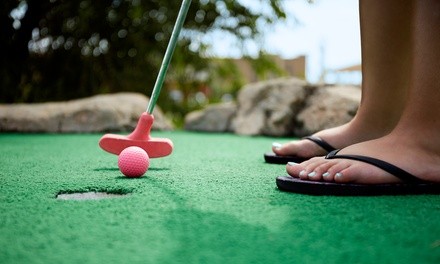 One Round of Mini Golf for Two, Four, or Six with Ice Cream at Adventure Golf Center (Up to 16% Off)