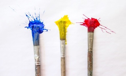 Paint Splatter Experience for One, Two, Three, or Four at The Splatter Loft (Up to 25% Off)