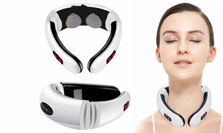 EMS Electric Pulse Neck Treatment Muscle Stimulator Cervical Vertebra Massager