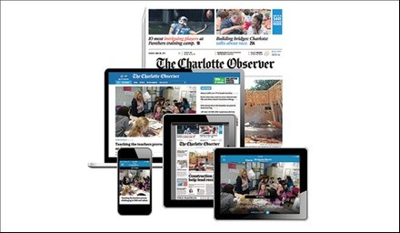 26-Week Sunday Home-Delivery Subscription and Full Digital Access from Charlotte Observer (Up to 91% Off).  