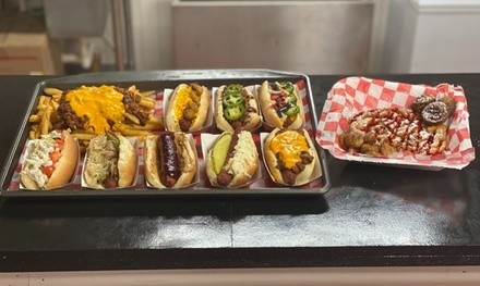 $20 Toward Food and Drinks or Classic or Specialty Dog Combo at Porgie's Hotdog + Soda Shoppe (Up to 40% Off)