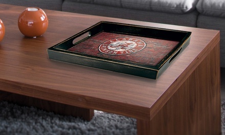 Fan Creations NCAA Distressed Serving Tray