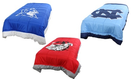 College Covers NCAA Two-Sided Big Logo Reversible Comforter