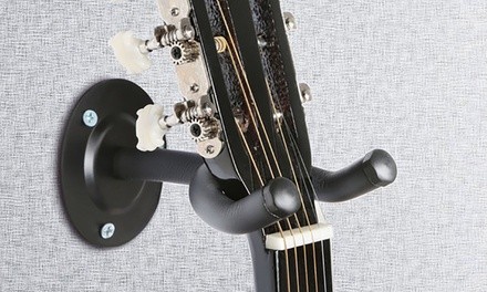 Heavy-Duty Foam-Padded Steel Guitar Hanger Wall Mount