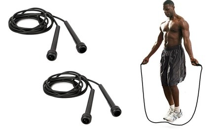 Fitness Jump Rope with Adjustable Cable (2-Pack)