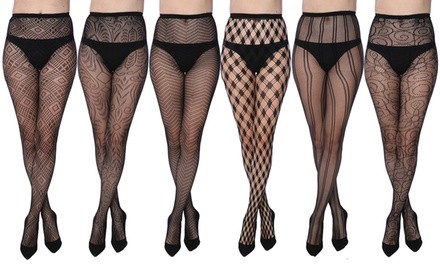 Fishnet Tights (6-Pack) Regular & Plus Sizes