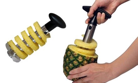 Stainless Steel Pineapple Slicer, Swirler, and Corer