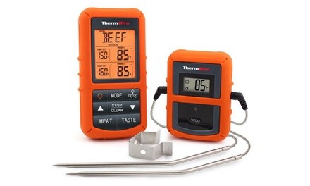 ThermoPro TP20 Wireless Meat Thermometer Dual Probe Grilling BBQ Smoker Oven