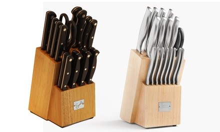 Emeril Stainless Steel Knife Block Set (18-Piece) | Groupon Exclusive