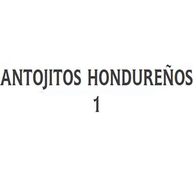 Antojitos Hondurenos 1