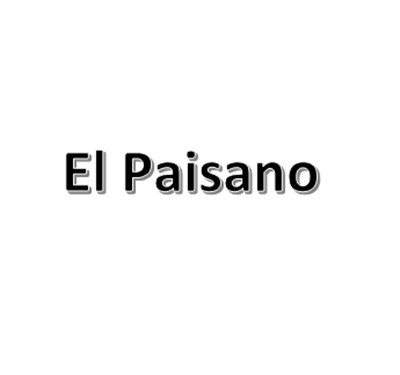 El Paisano