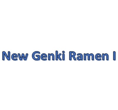 New Genki Ramen I