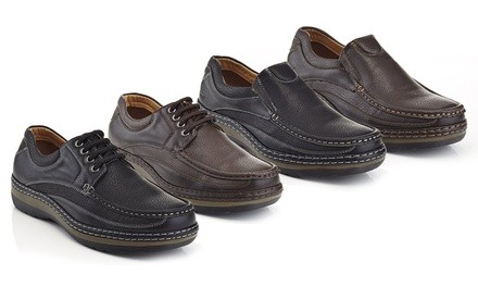 Solo Men's Slip-On or Lace-Up Loafers 