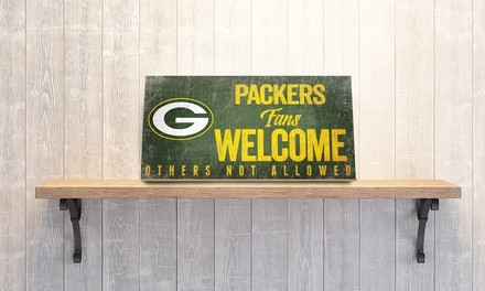 NFL Fan's Welcome Sign (6