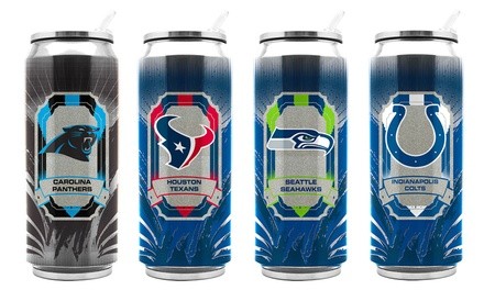 NFL Insulated Thermo Cans (11 or 16.9 Fl. Oz.)