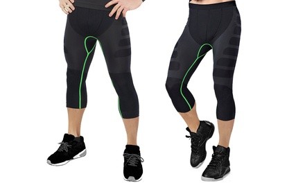 Men's Compression Leggings with Targeted Compression