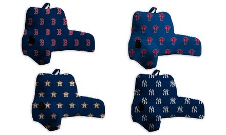 Pegasus Sports MLB-Licensed Repeat Logo Small Backrest Pillow