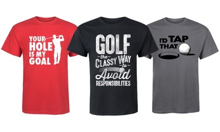 Men's Humorous Golf Tees