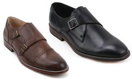 Xray Men's Monk-Strap Dress Shoes