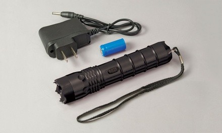 3,000,000-Volt Self-Defense Stun Gun LED Flashlight 