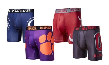 Fandemics NCAA Men's Cool-Dry Basefit Boxer Briefs