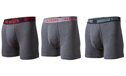 Fandemics NCAA Men's Heather Grey Trunk Boxer Briefs