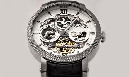 Heritor Automatic Aries Skeleton Watch