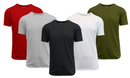 Men's 100% Cotton Slim-Fit Scallop Tee