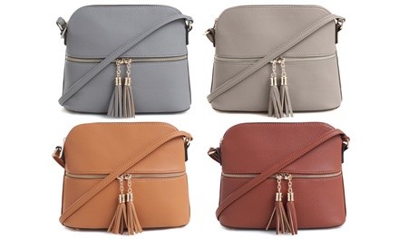 MKII Women's Bella Tassel Charm Crossbody Purse