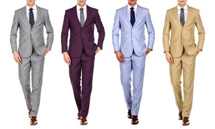 Braveman Men's Spring Collection Slim-Fit Suit (2-Piece)