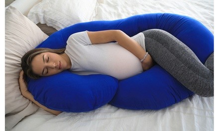 Full Body Pregnancy Pillow with Jersey Cotton Cover