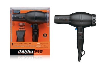 BaByliss Pro Ceramic Super Turbo Hair Dryer with Concentrator Nozzle