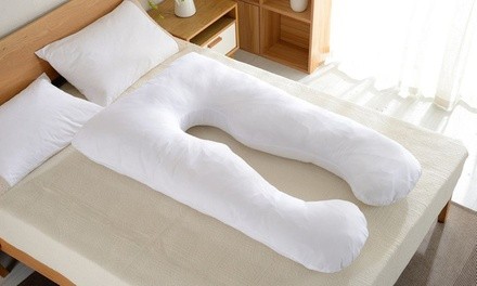 Poraty U-Shaped Pregnancy Body Pillow with Removable Cover