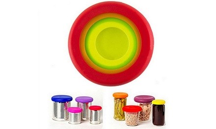 Reusable Silicone Food Huggers Set (4-Piece)