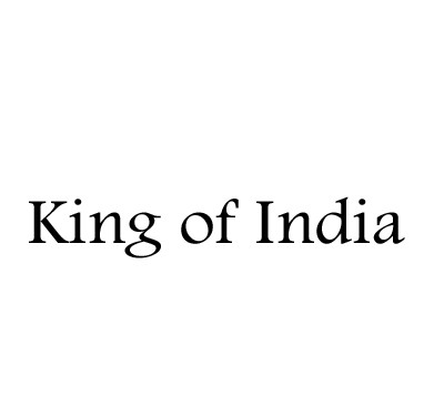 King of India