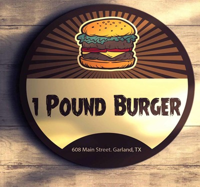 1 Pound Burger