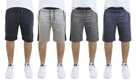 Men's French Terry Shorts with Pockets (2-Pack)