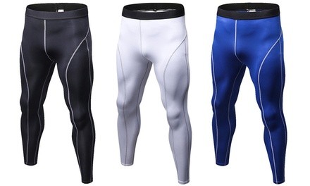 Men's Quick-Dry Compression Pants. Multiple Colors Available.