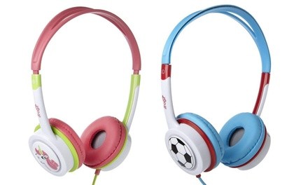 iFrogz Little Rockerz Headphones for Kids with 85dB Max Volume Limiting (1- or 2-Pack)