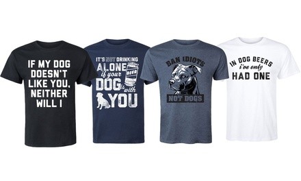 Dog-Themed Men's T-Shirts